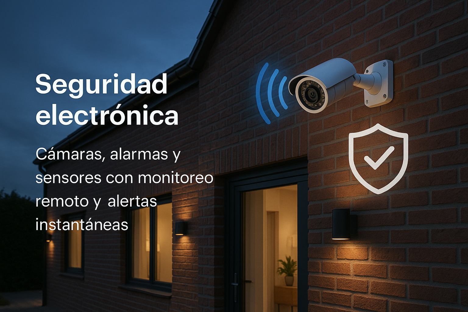 Seguridad electrónica con cámaras